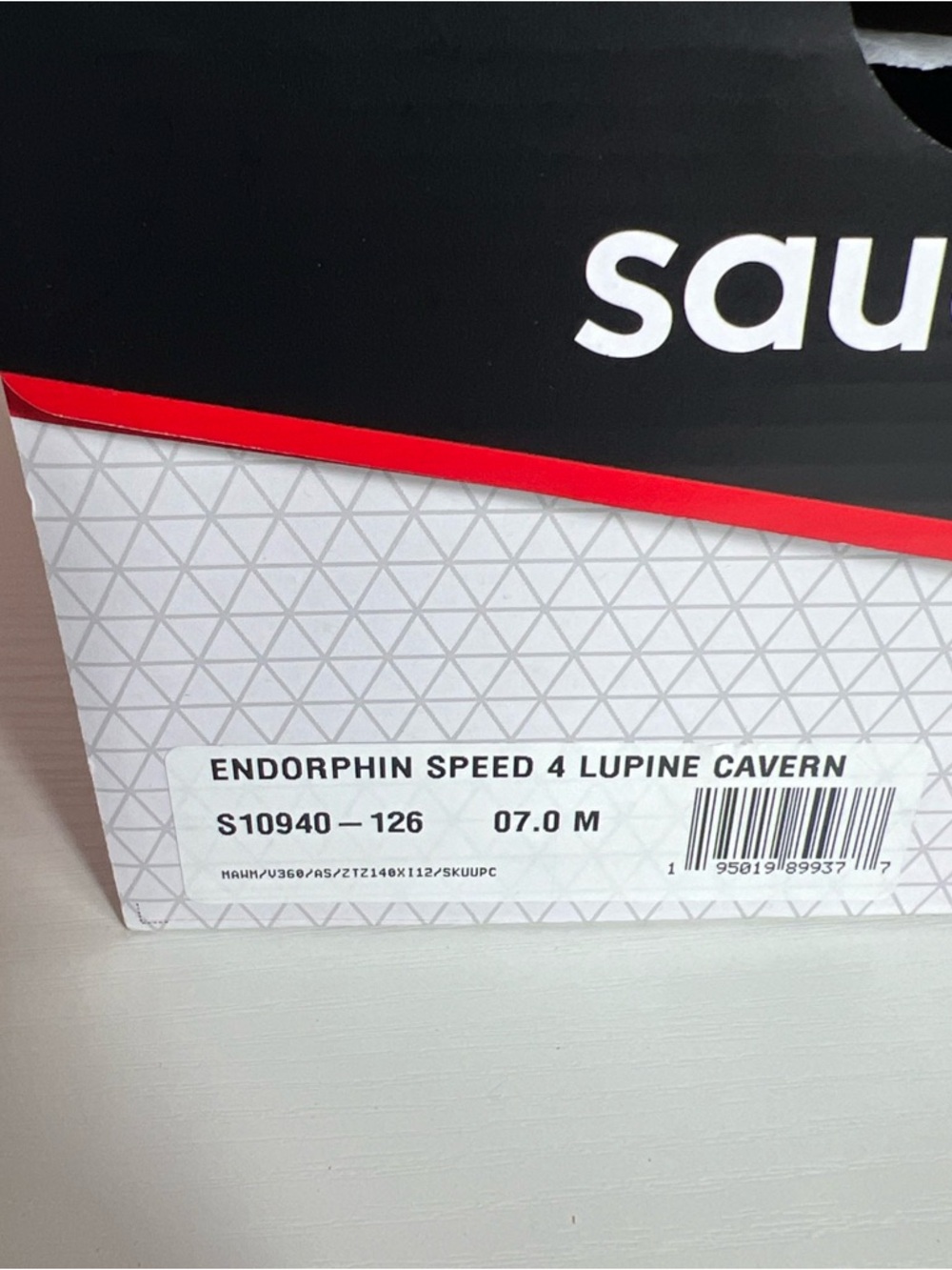Saucony Endorphin Speed 4 Lavender Purple Running Shoe - Picture 4 of 7